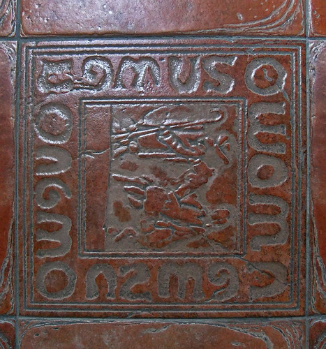 Floor tile in the Castillo de Curiel in Spain