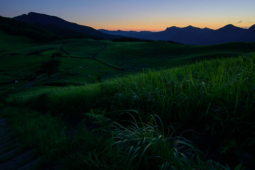 宇陀郡 奈良県 japan 曽爾高原 高原 field 夕景 sunset