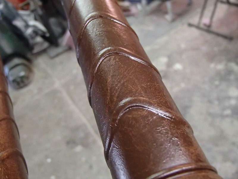 Handle Leather Closeup 2