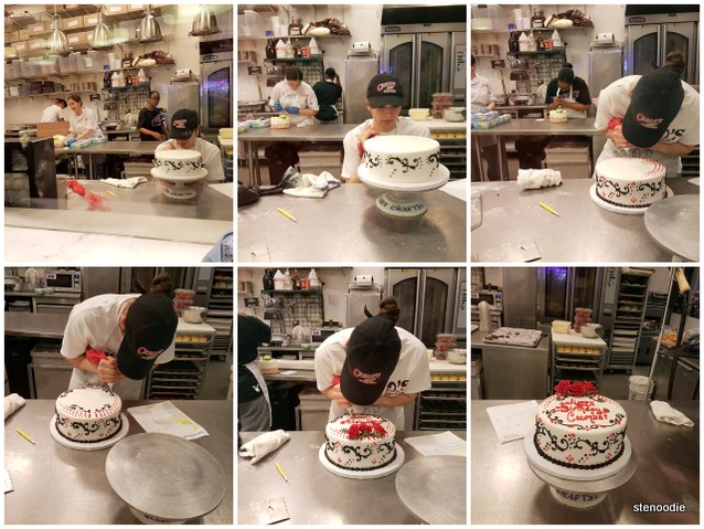 Carlo's Bakery live cake decoration
