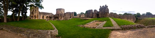 iphone durham barnardcastle castle ruin structure panorama building grass tower ruins stonework outerward innerward ditch moat hilltop path walkways walls castlewalls trees arches architecture windows
