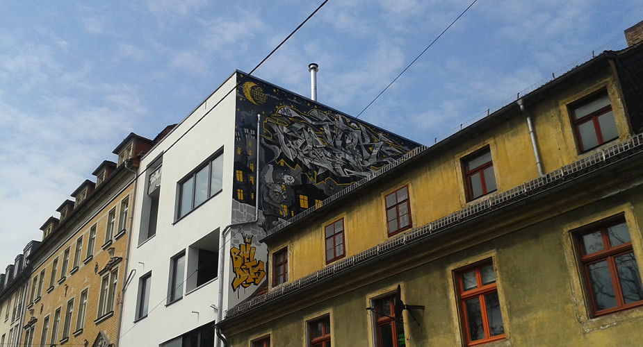 Stedentrip Dresden, street art in Neustadt | Mooistestedentrips.nl