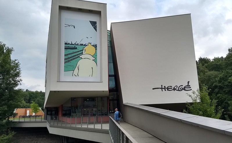 Exterior of Herge Museum, near Brussels
