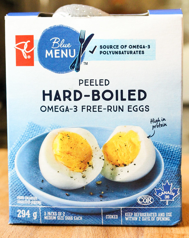 President's Choice Blue Menu Peeled Hard-Boiled Omega-3 Free-Run Eggs