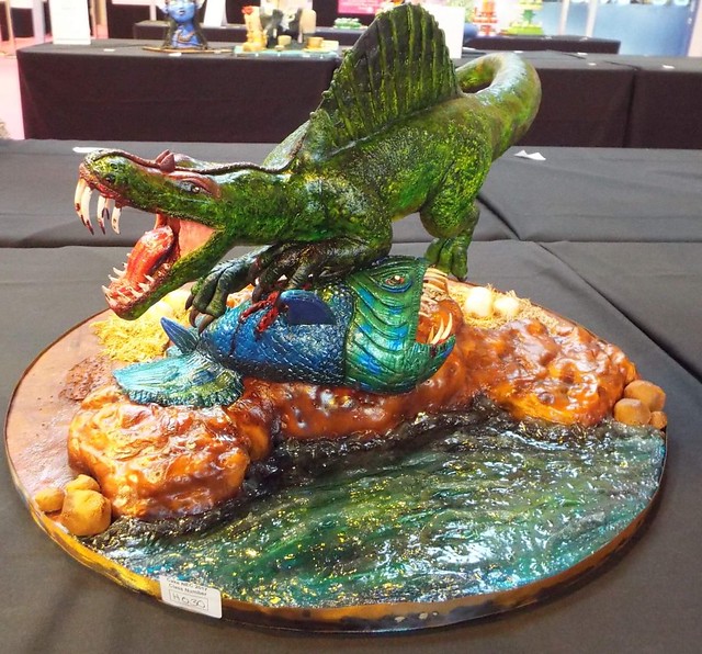Dinosaur Cake by Gemma French of Just Caked Multi Award Winning Sugar Artist