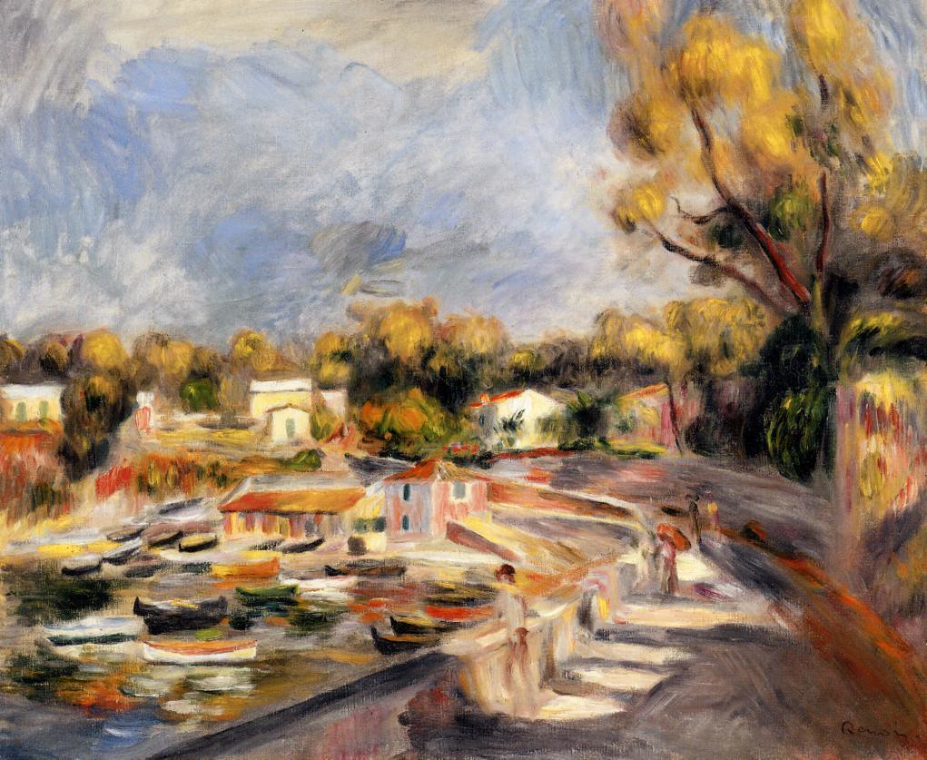 Cagnes Landscape by Pierre Auguste Renoir, 1910