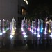 A fountain display outside the mall where we enjoyed supper after we landed