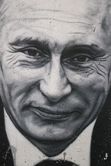 Vladimir Vladimirovich Putin, painted portrait _1100395 - Photo of Civrieux-d'Azergues