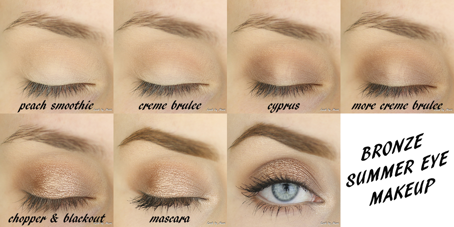 4 bronzy bronze eye makeup tutorial for beginners easy blog