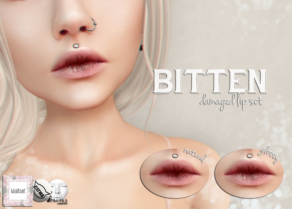 WarPaint* @ Bodyfy - Bitten lip set - SecondLifeHub.com