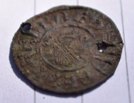 Coin uncovered at Pictish longhouse