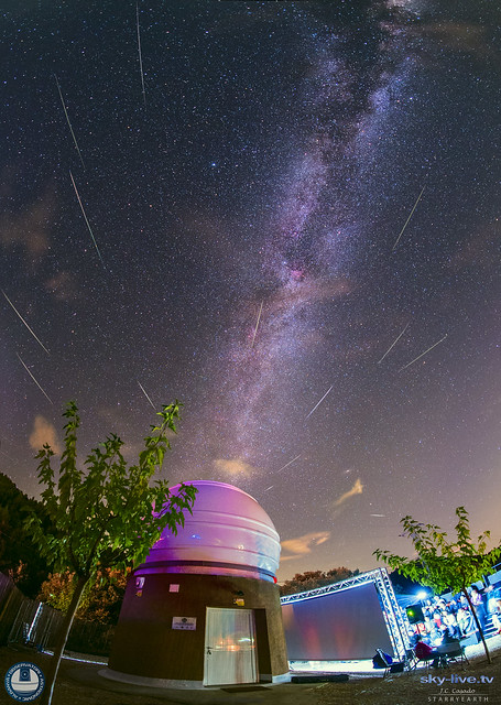 Perseids 12 August 2017 at Albanyà Observatory