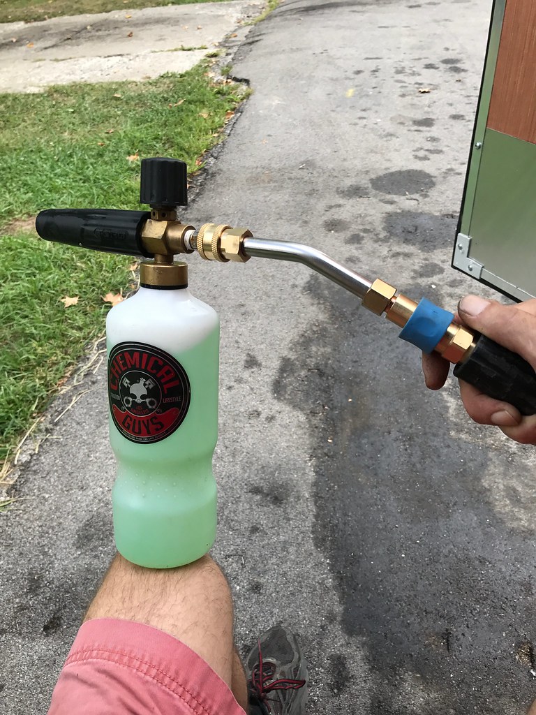 How to connect foam cannon to hose w/out wand