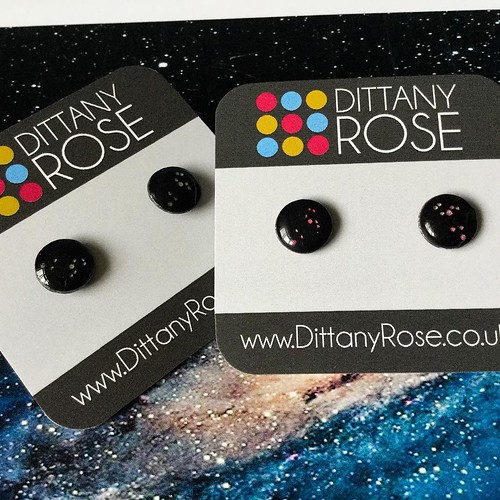 Dittany Rose Constellations Collection - Paper Earrings