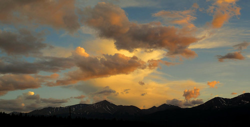 colorado mountains sunset clouds sky blue mountelbert mountmassive frenchmountain rockymountains sawatchrange