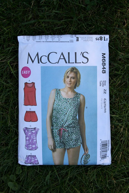 Silk "Secret Pajamas":  McCall's 6848