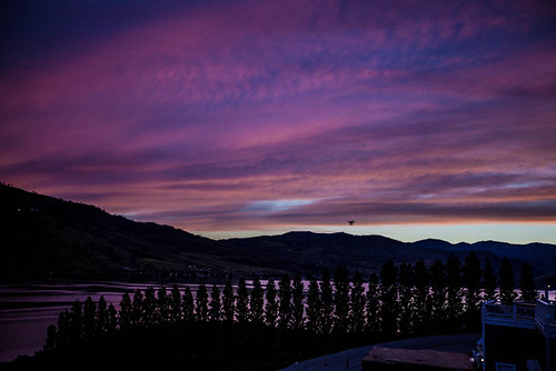 chelan lakechelan washington drone dusk hills lake sky skyline sunset unitedstates