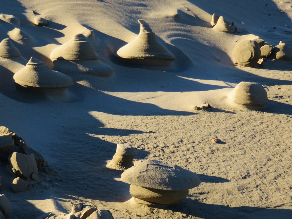 Interesting sand formations