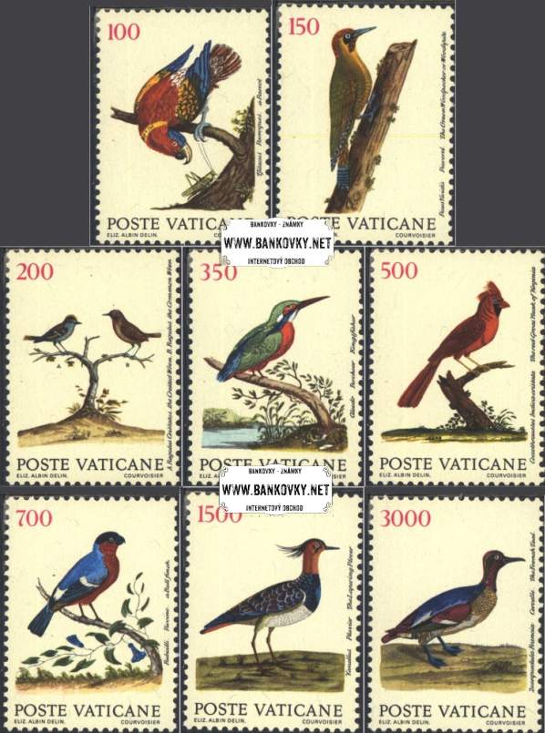 Známky Vatikán 1989 Vtáci, nerazítkovaná séria