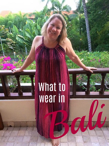 tips on what to wear in Bali