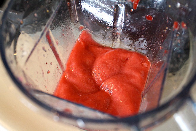Mango Strawberry Vodka Popsicles
