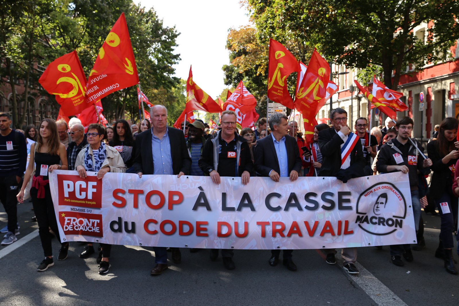 Manifestation anti loi travail Lille 12 septembre 2017