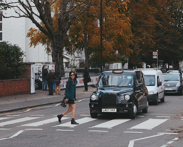 Abbey Road Crossing Cam Album Cover Location Shoot
