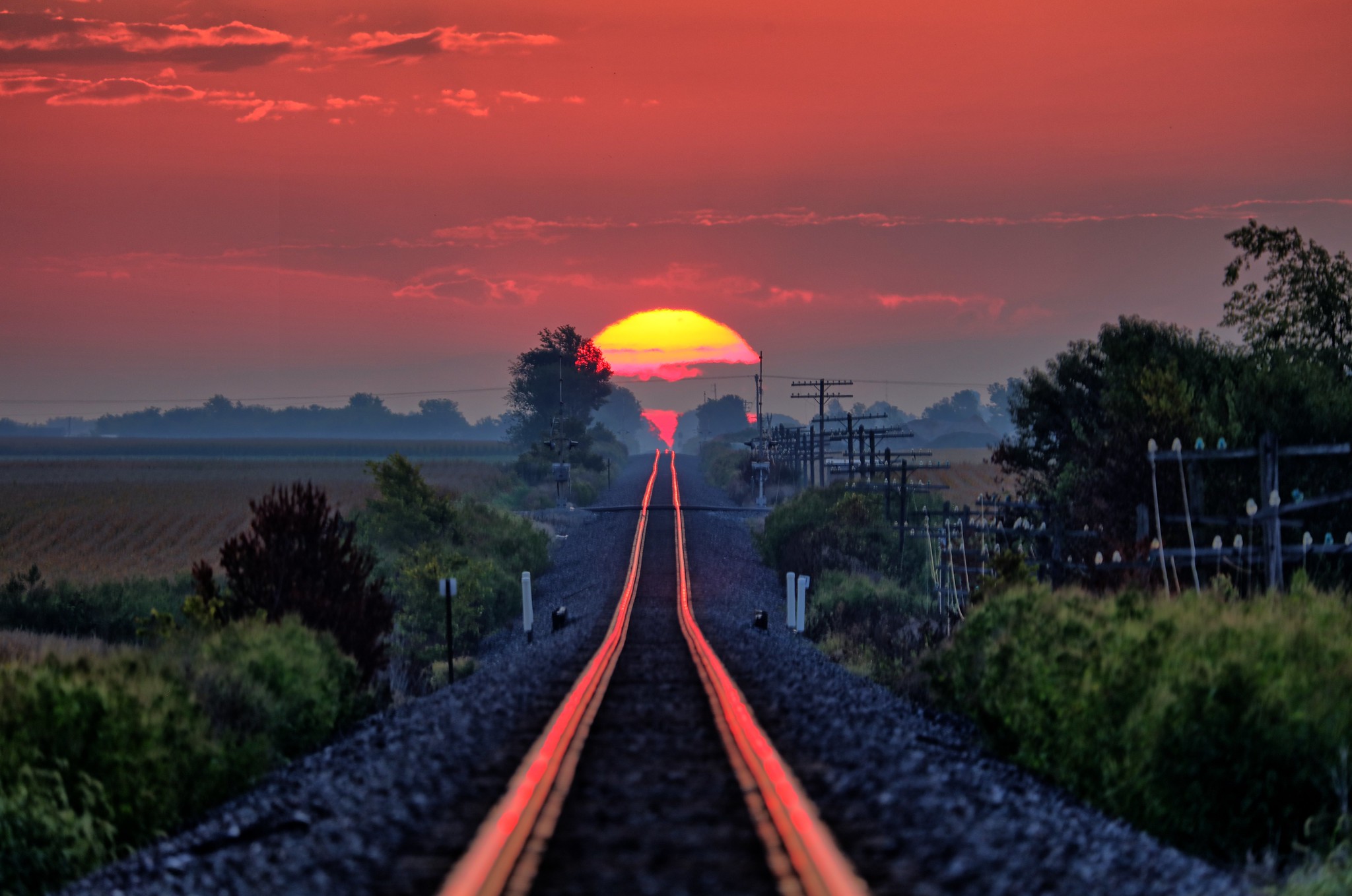 Sunrise on the Rails
