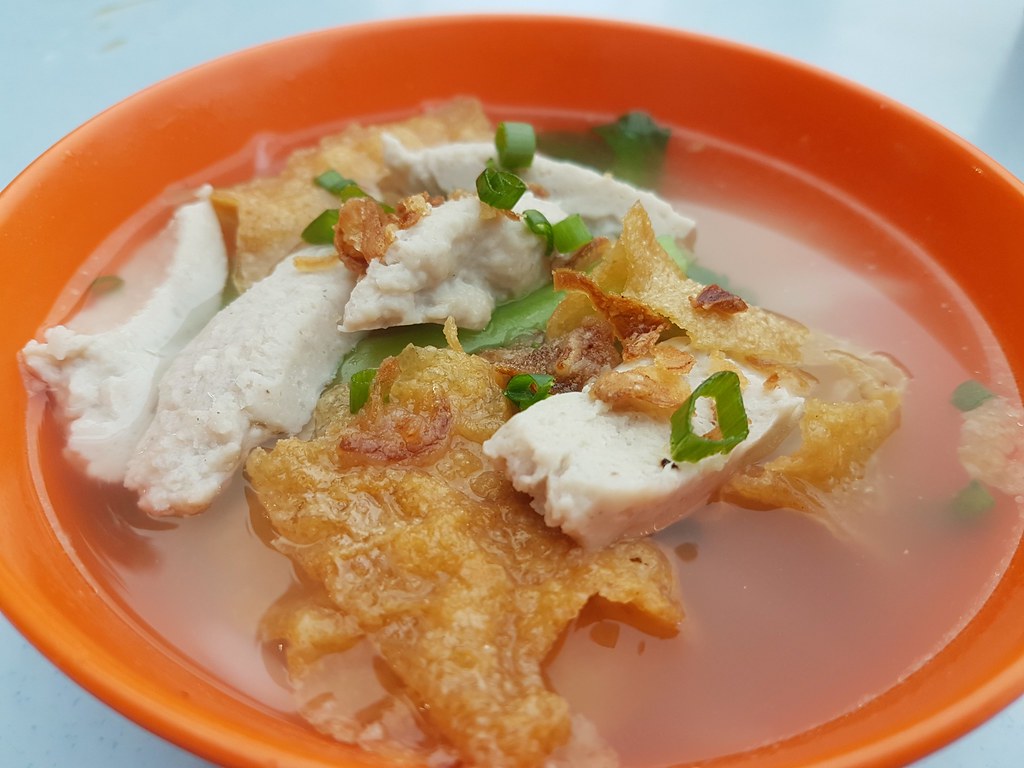 鱼滑老鼠分 Fish Paste Rat Noodle Soup $5.5 @ 明记茶餐室 KL Buikit Bintang Restoran Beremi Meng Kee