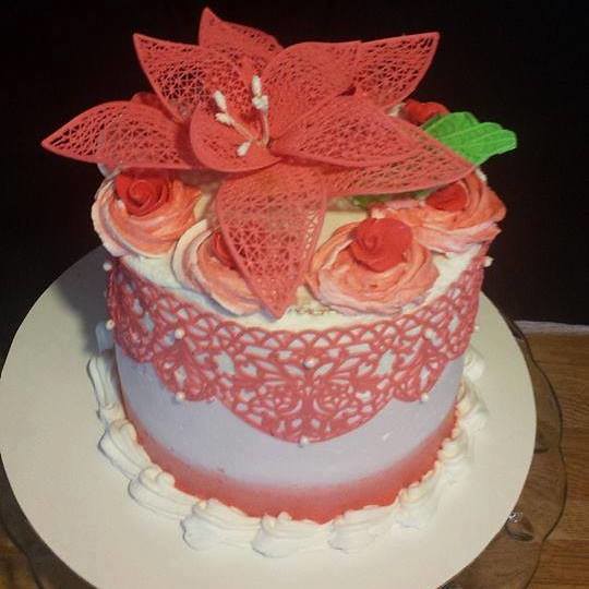 Pretty in Lace from Lori Holmes Preisinger of Nothing Fancy Cakes & Desserts by Lori