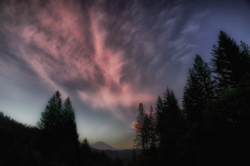 may 2016 sonyilce7rm2 fe24240mm spiritoftheland sunset pinkclouds mountshasta i5 california northerncalifornia naturesbeauty talltrees alvinharp