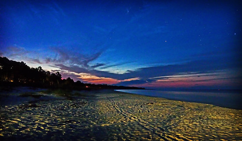 sunrise beach sand stars clouds shore ocean sea florida carabellebeach outdoors