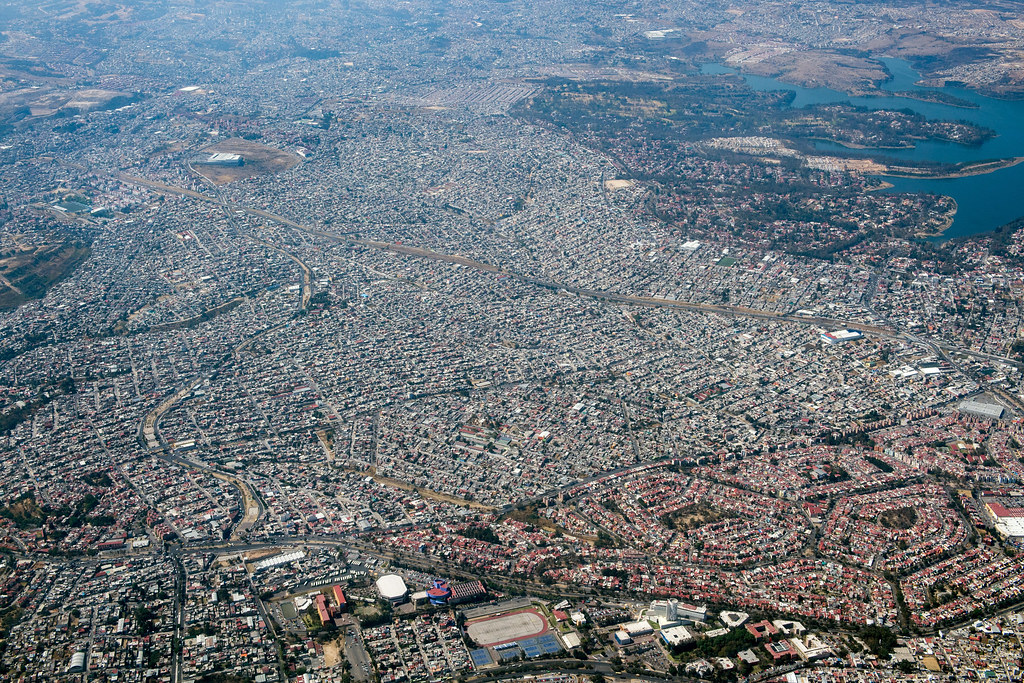 Capital de Mexico desde el aire