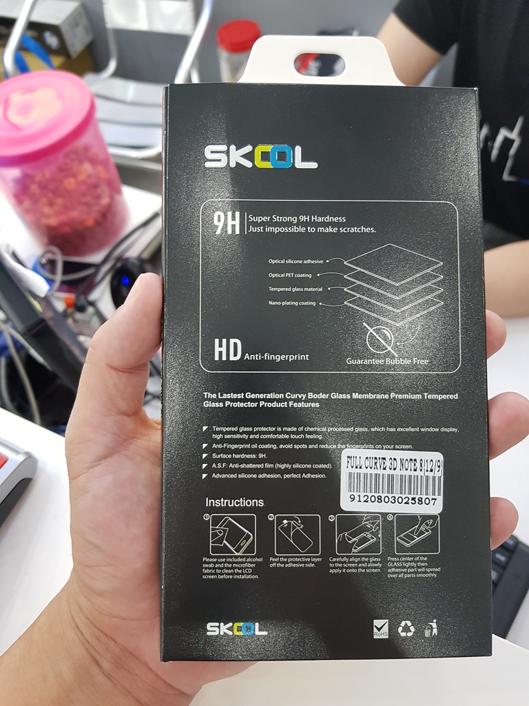 Note 8 Tempered Glass Screen Protector $109 @ Samsung Store Main Place USJ21