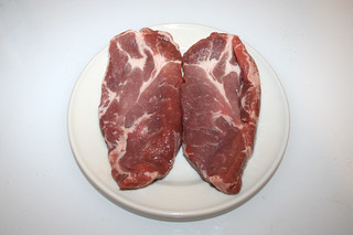 02 - Zutat Schweinerückensteaks / Ingredient pork loin steaks