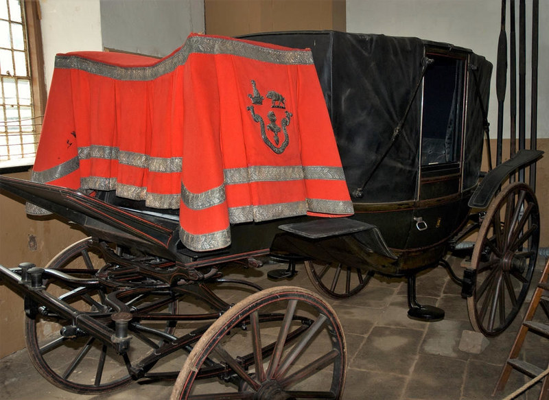 Antique carriage, Calke Abbey. Credit Thomas Quine