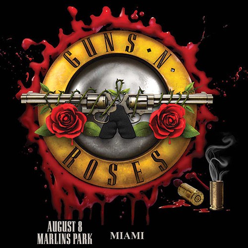 Guns N Roses-Miami 2017 front