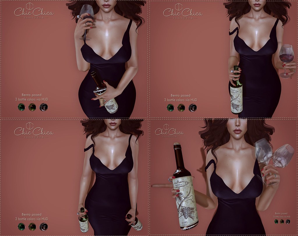 Wine with poses by ChicChica OUT @ Shiny Shabby