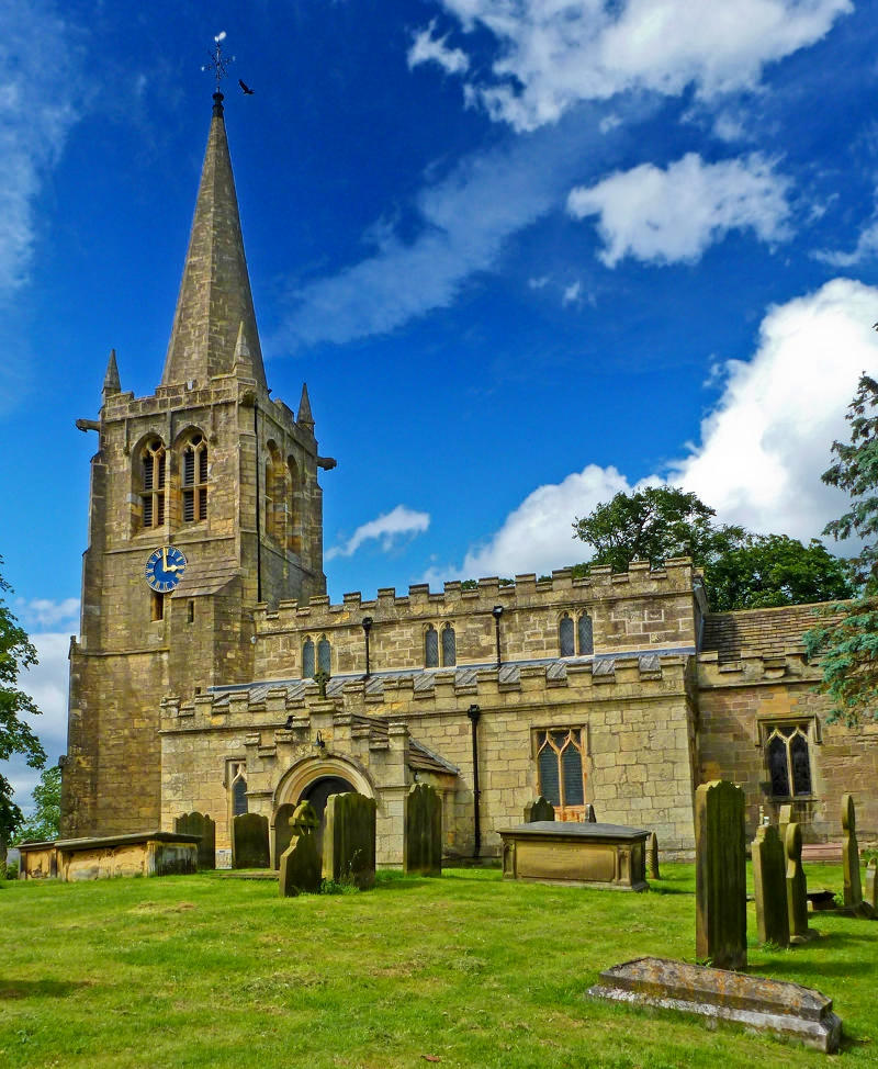 All Saints' parish church, Kirk Deighton, North Yorkshire. Credit Tim Green