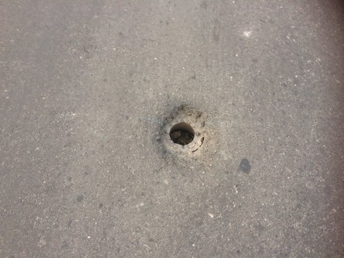 Hole on the road