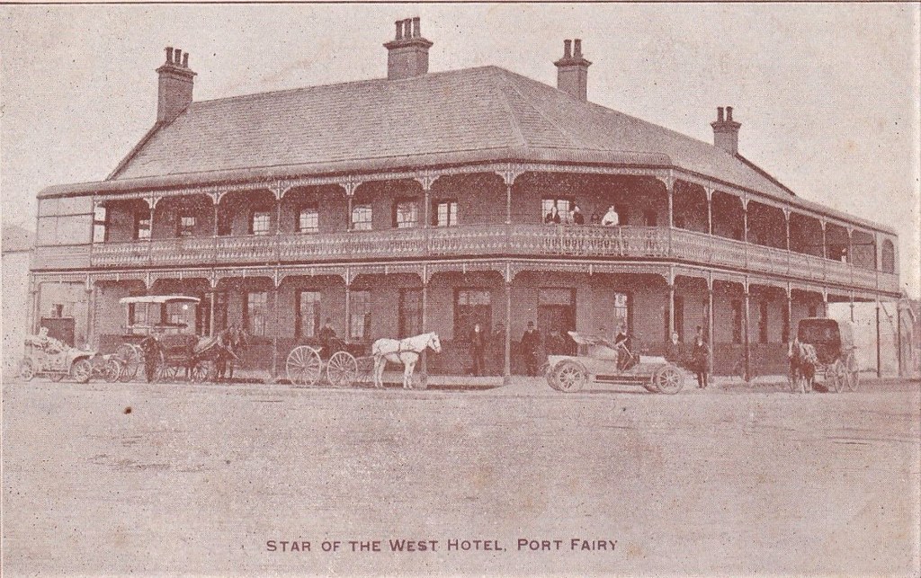 STAR OF THE WEST HOTEL, PORT FAIRY, VICTORIA - early 1900s