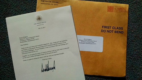 Letter from President