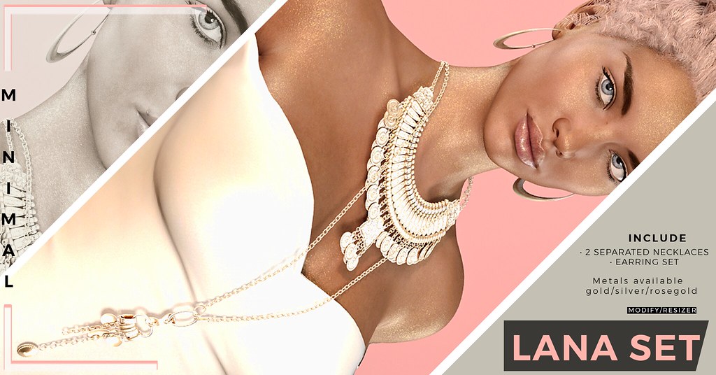 From #MINIMAL / #LANA Jewelry Set - TeleportHub.com Live!