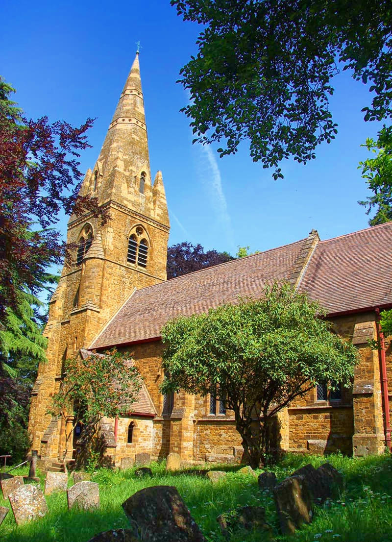 St John the Baptist church in Avon Dassett, Warwickshire. Credit Steve Daniels