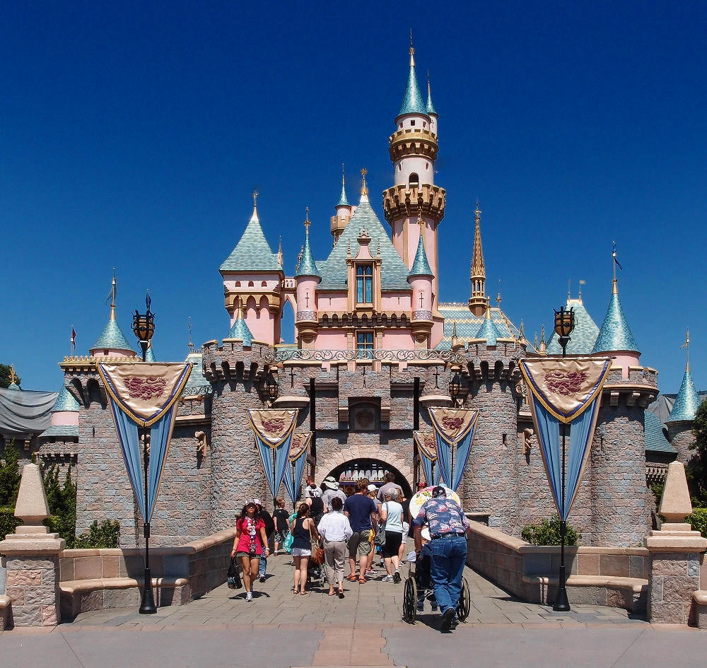 Sleeping Beauty Castle at Disneyland, Anaheim, CA. Credit Tuxyso