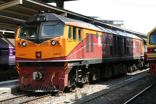 Thai State Railway CM22-7i series in Hua Lamphong.Sta, Bangkok, Thailand /Aug 13, 2017