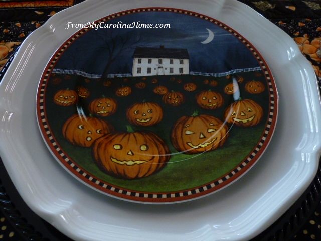 Halloween Tablescape at From My Carolina Home