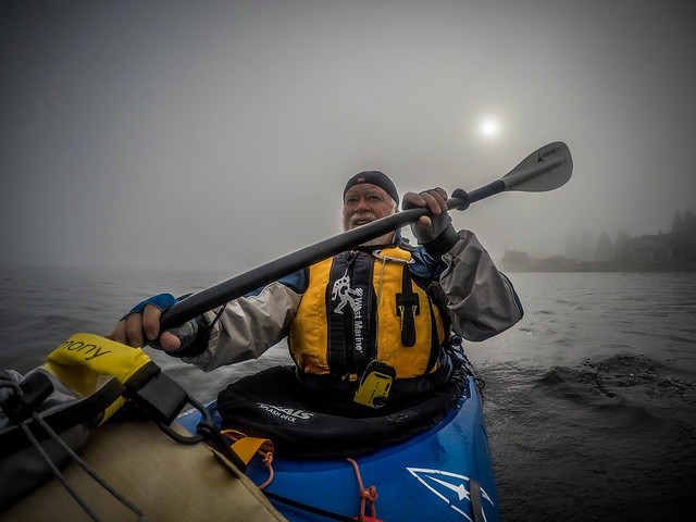 Samish Island Paddling in Fog-4