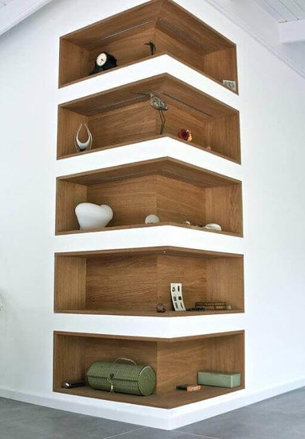 10 Dreamlike Corner Wall Shelves fro Bedroom