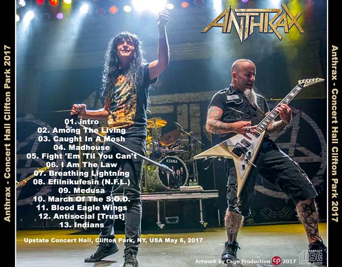 Anthrax-Clifton Park 2017 back